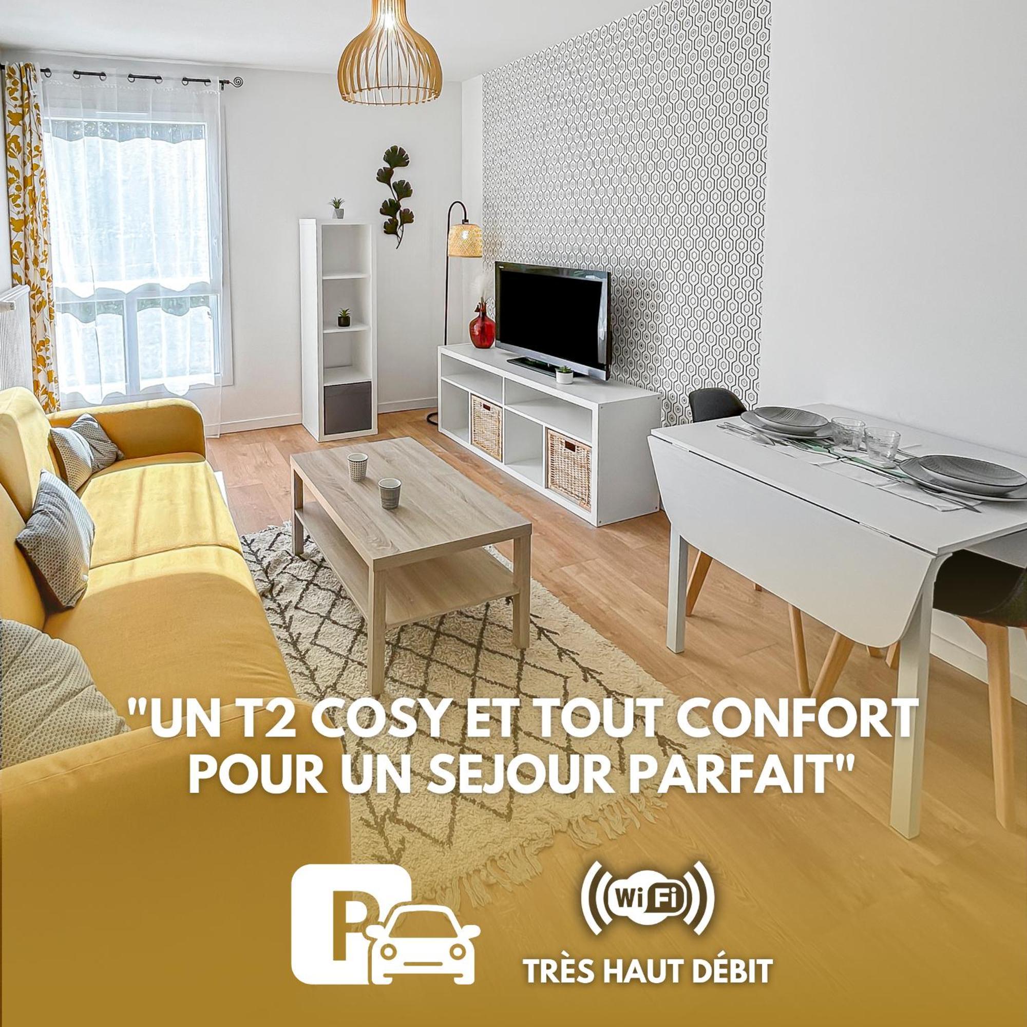 Appartement Lumineux, Wi-Fi Et Parking Prive 니오르 외부 사진